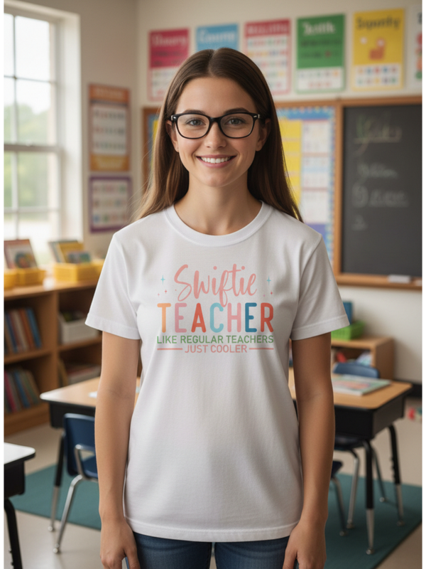 Swiftie Teacher Like Regular Teachers Just Cooler DTF Print