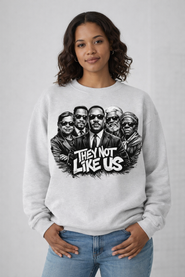 They Not Like Us Black History DTF Print
