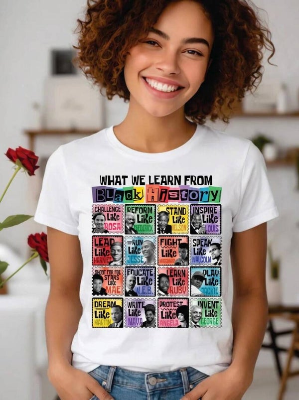 What We Learn From Black History DTF Print
