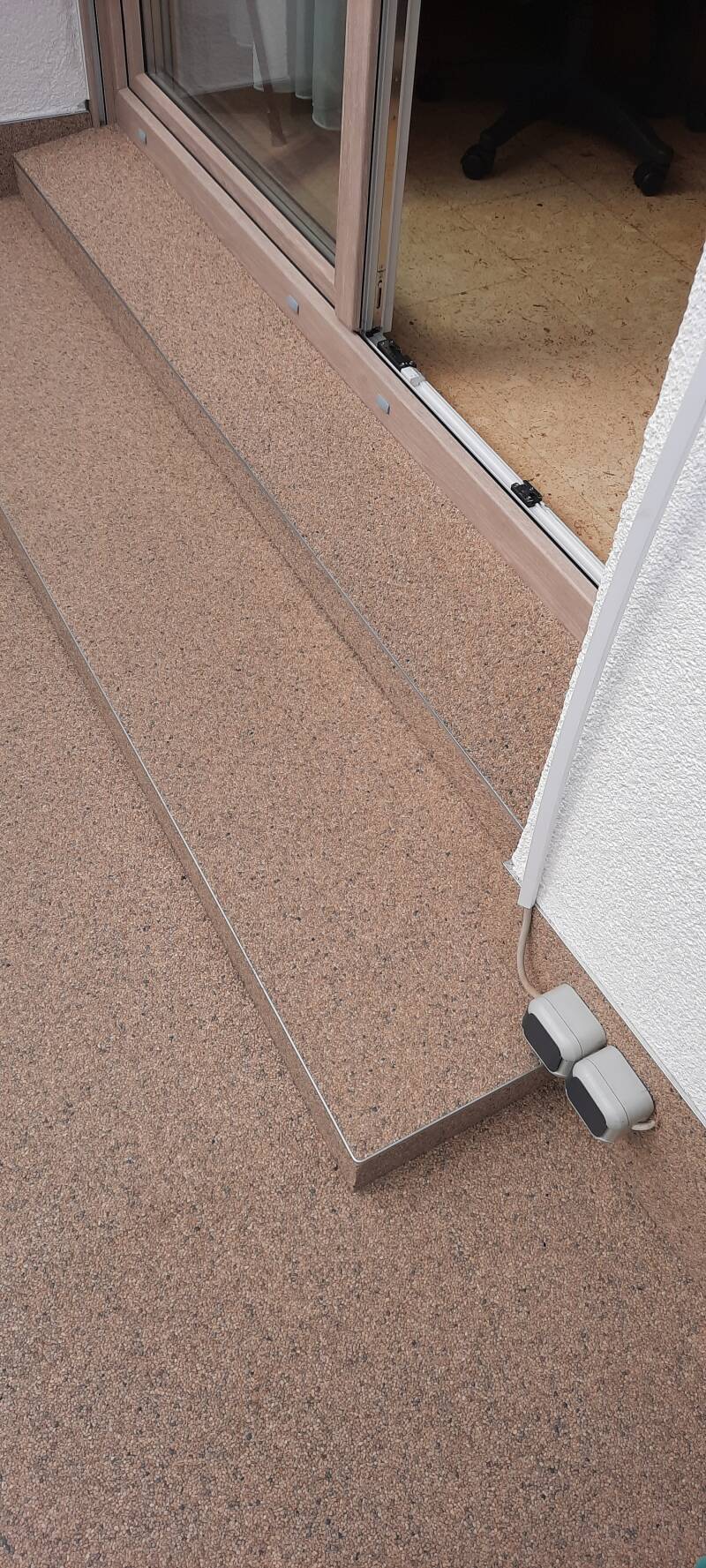 Wintergarten Steinteppich Quarzkiesboden fugenlos 