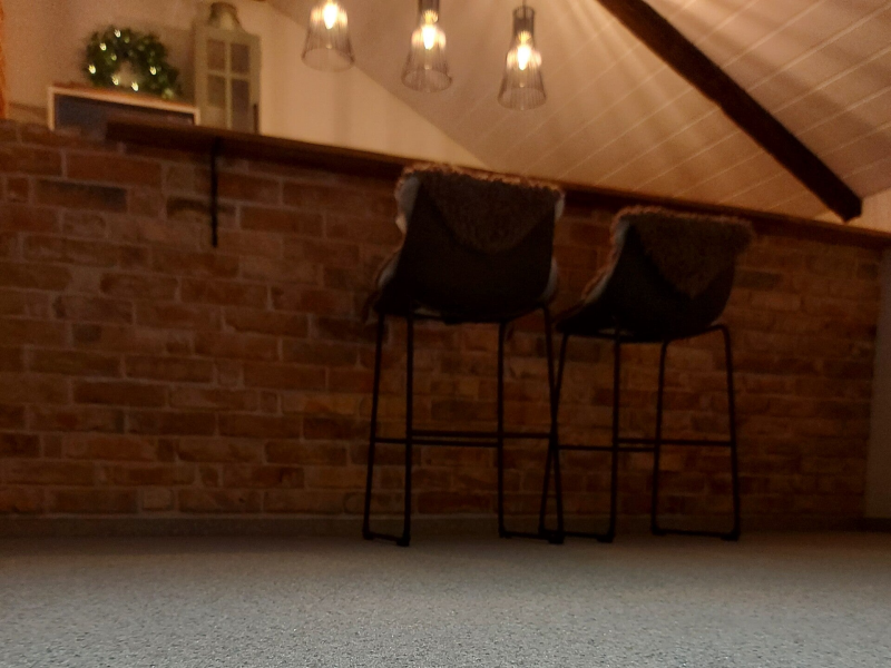 Steinteppich im Wohnbereich 