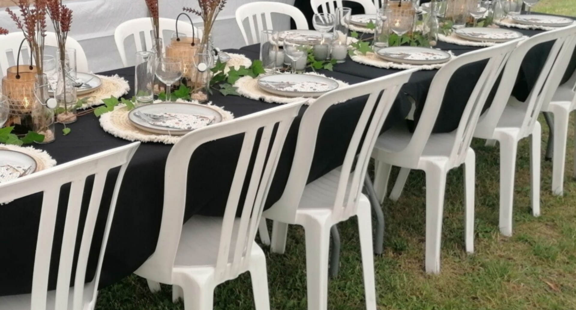 Witte stoel in PVC zonder leuning