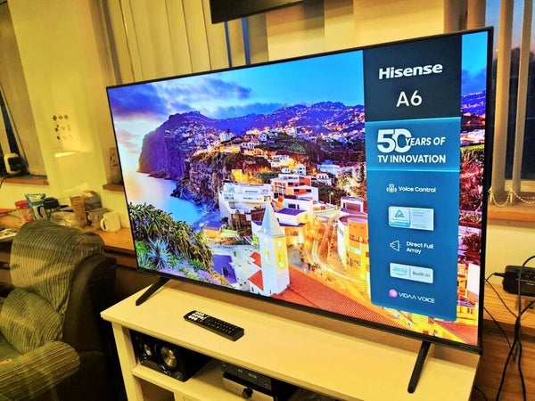 HISENSE 50A6NTUK 50” 4K HDR10+ DOLBY VISION SMART TV with Dolby MS12 Sound