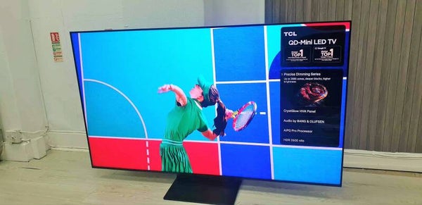 TCL 55C7K 55” QUANTUM DOT MINI LED 4K HDR10+ DOLBY VISION IQ 144HZ IMAX ENHANCED GOOGLE TV with Built in Bang and Olufsen sound system