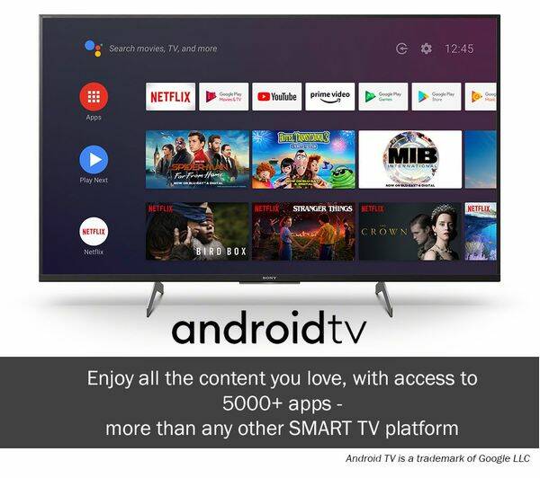 Sony Bravia 43” KD43XH9196BU 4K HDR Android Smart LED TV with Dolby Atmos