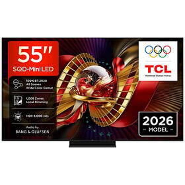 TCL 55C7L 55” S-QUANTUM DOT MINI LED 4K HDR10+ DOLBY VISION IQ 144HZ IMAX ENHANCED GOOGLE TV with Built in Bang and Olufsen sound system RRP £999
