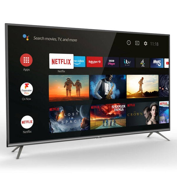TCL 43EP658 43" Android 4K Ultra HD TV with HDR Pro and Freeview Play - Suitable gaming TV