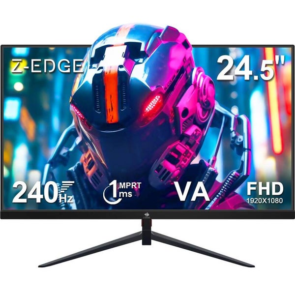 Z-EDGE 24.5 Inch 240Hz FHD 1MS Gaming Monitor with AMD Freesync Premium