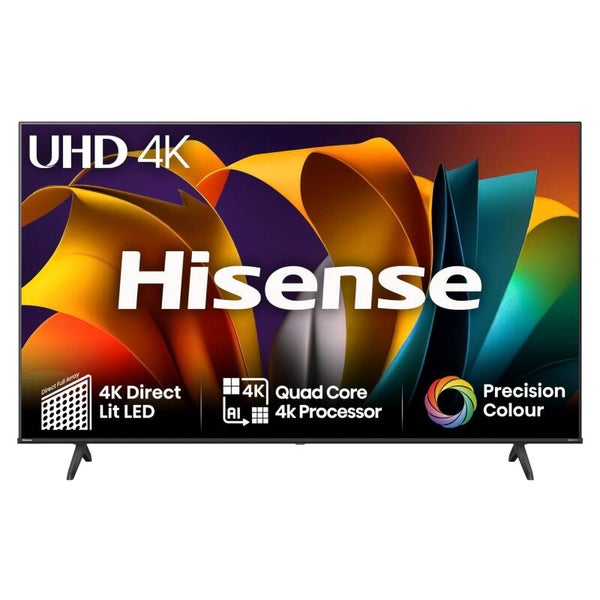 HISENSE 43A6NTUK 43” 4K HDR10+ DOLBY VISION SMART TV with Dolby MS12 Sound