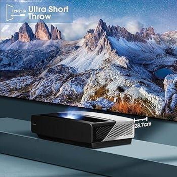 Hisense 100L5FTUKB12 100 Inch Laser 4K TV with Projector