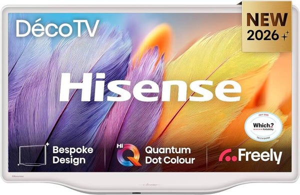 Hisense DECO 32S5QTUK 32” QLED HDR SMART TV 2026-27 RRP £349