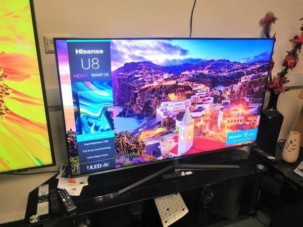 HISENSE 65U8GQTUK 65" Smart 4K Ultra HD HDR QLED TV 120 Hz Native