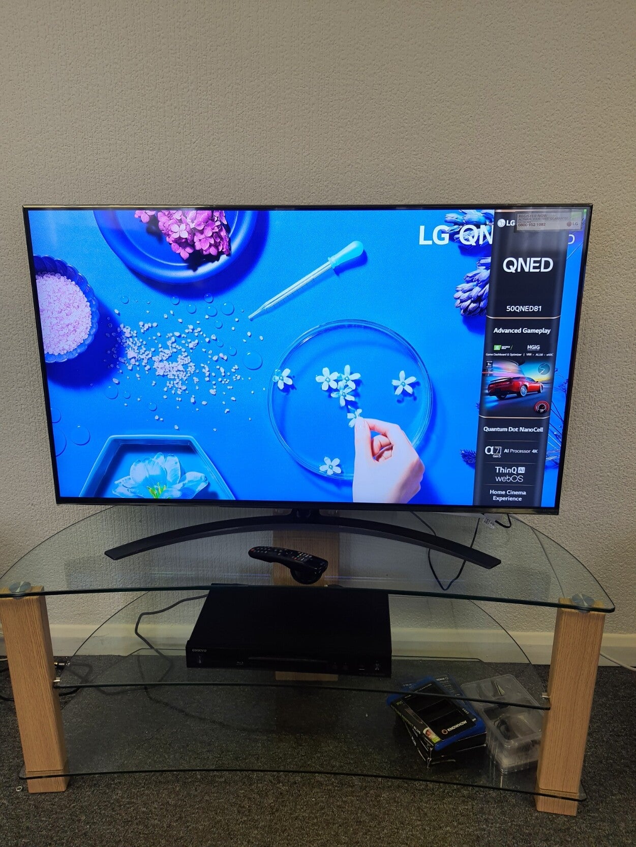 LG 50QNED816QA 50" QNED Quantum Dot NanoCell 4K Active HDR10 120 Hz ...
