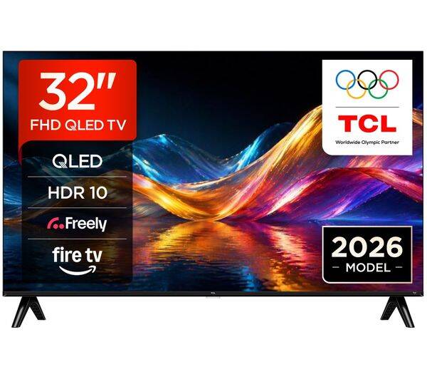 TCL 32V5D 32” QLED FHD HDR10 FIRE TV with HDR Game Mode 2026-27 RRP £199