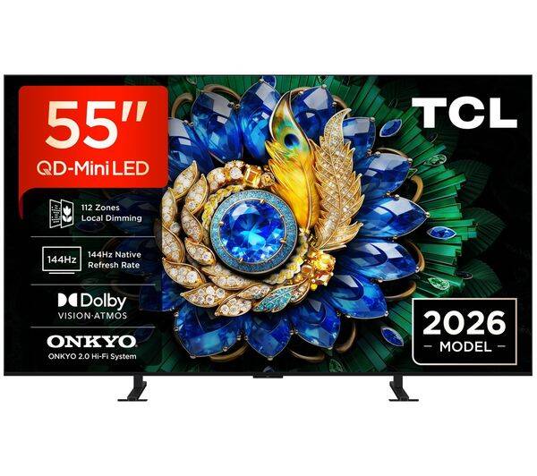 TCL A400M 55" QD-Mini LED 4K HDR10+ DOLBY VISION IQ QD PRO 144HZ IMAX ENHANCED GOOGLE TV RRP £799