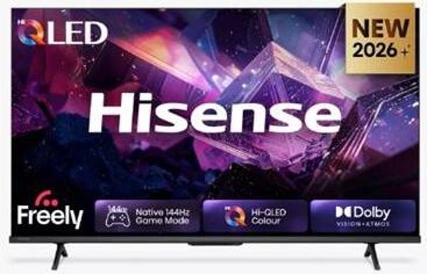 HISENSE 50E7SQTUK Pro 50" QLED 4K DOLBY IQ HDR10+ 144HZ SMART TV 2026-27 RRP £599