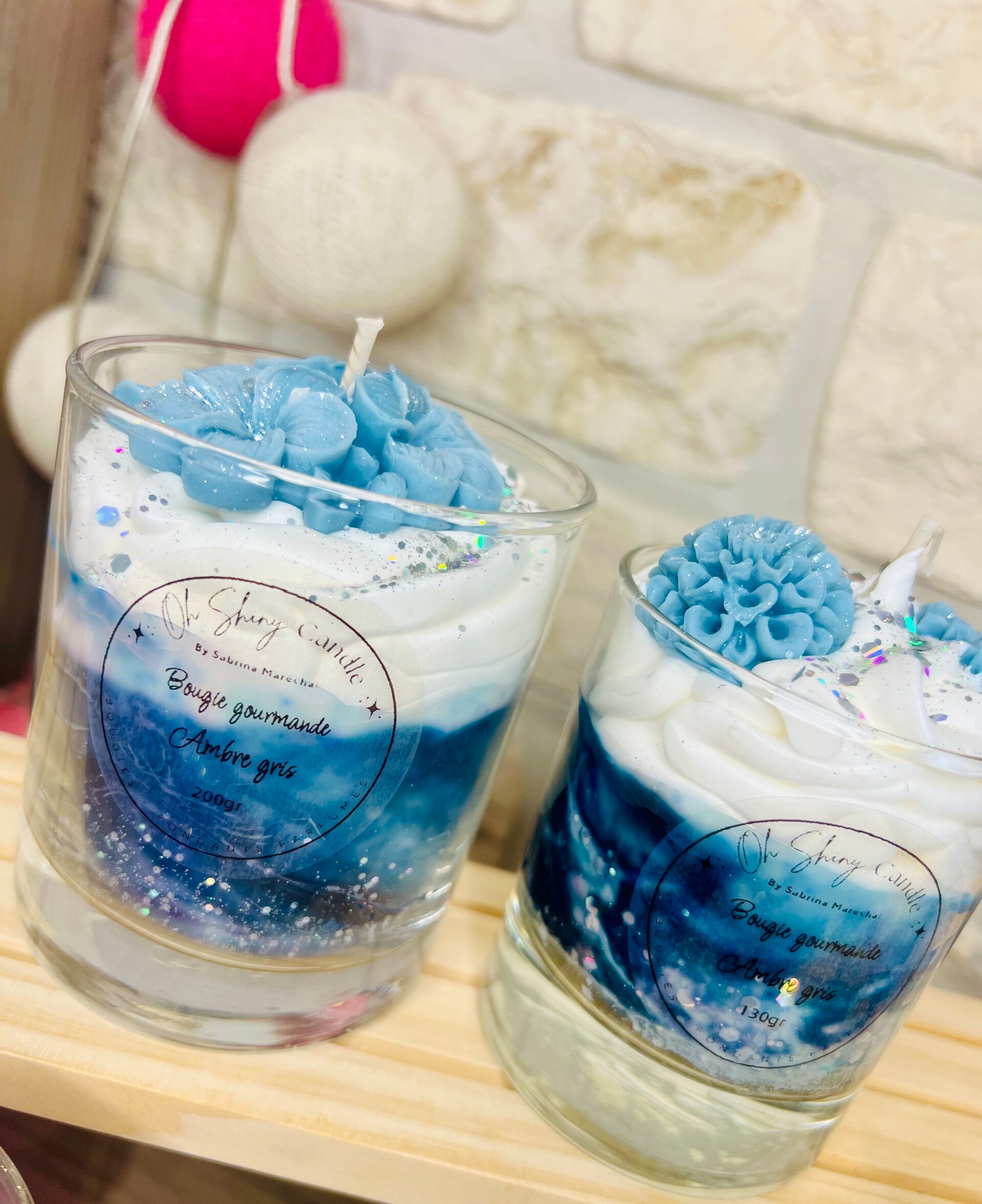 Bougie gourmande Ambre gris