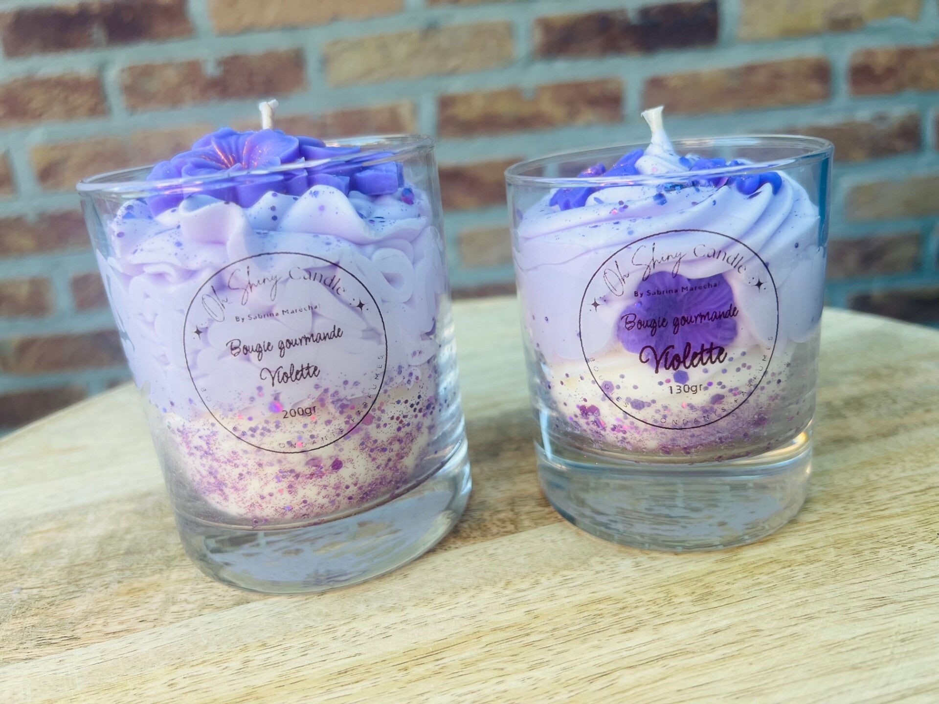 Bougie gourmande Violette