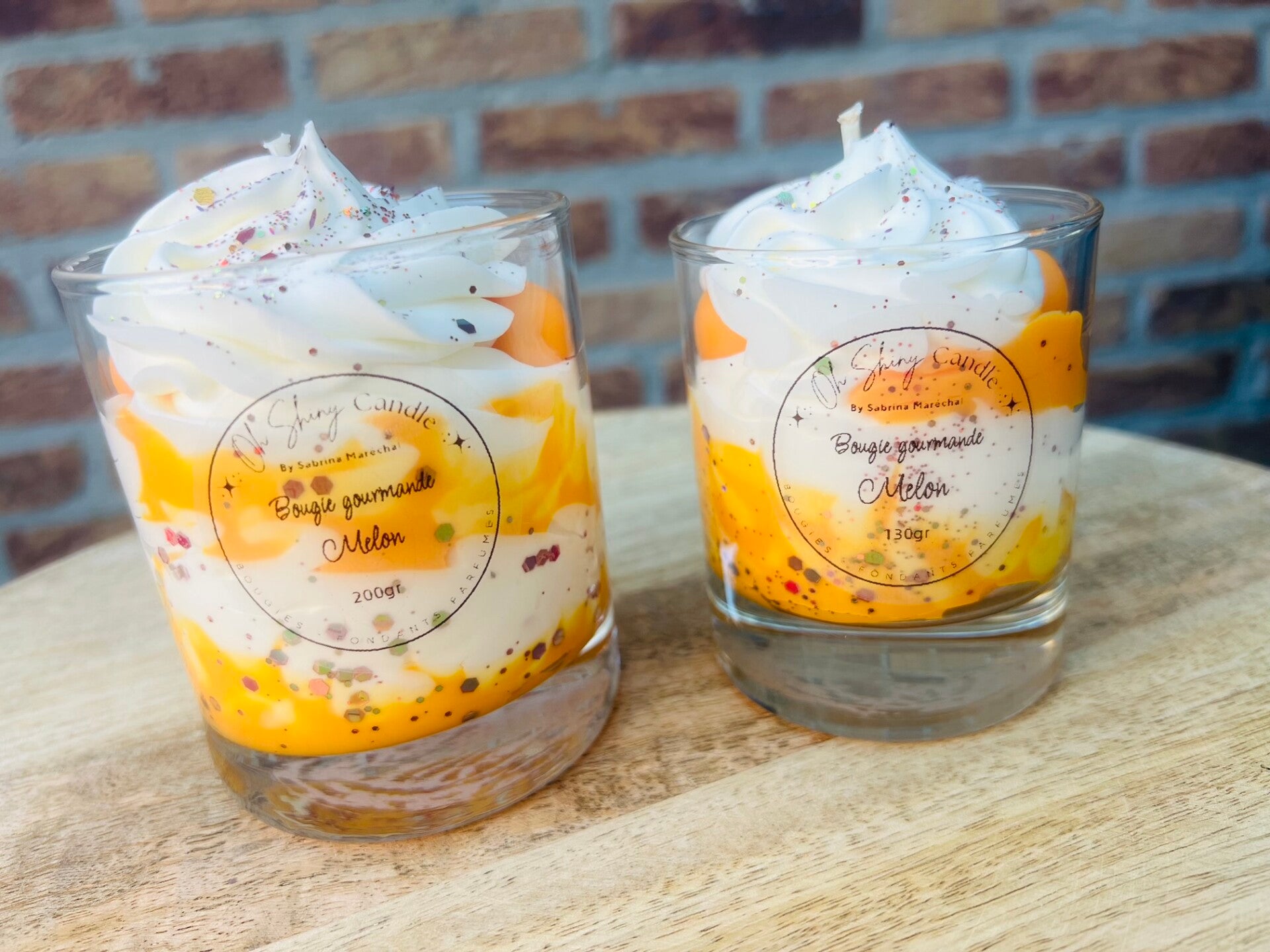 Bougie gourmande Melon