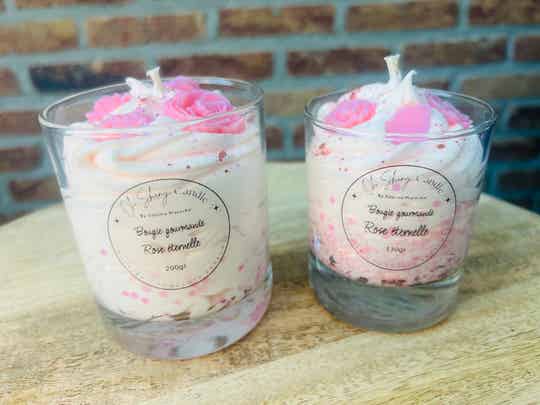Bougie gourmande Rose éternelle