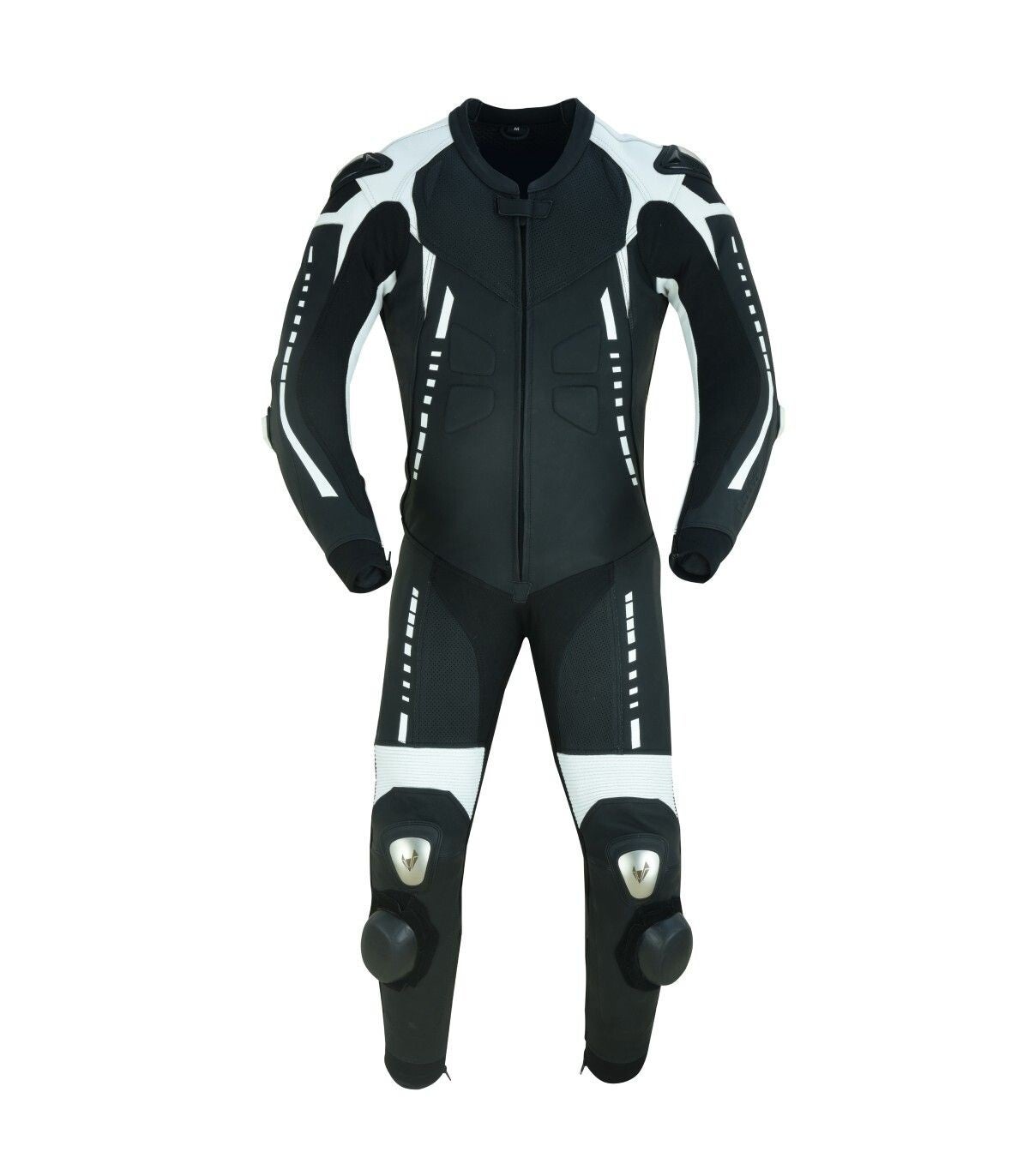 MONO DE MOTO DE CUERO PERFORADO (Unisex)