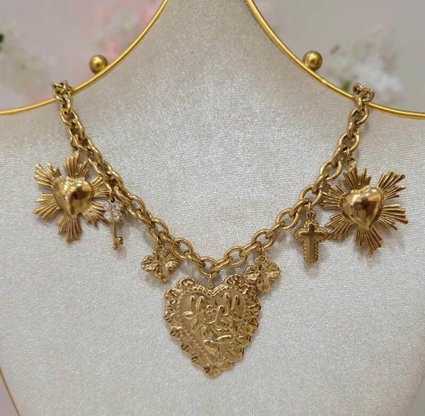 Collier-Yeimy-acier-inoxydable-doré