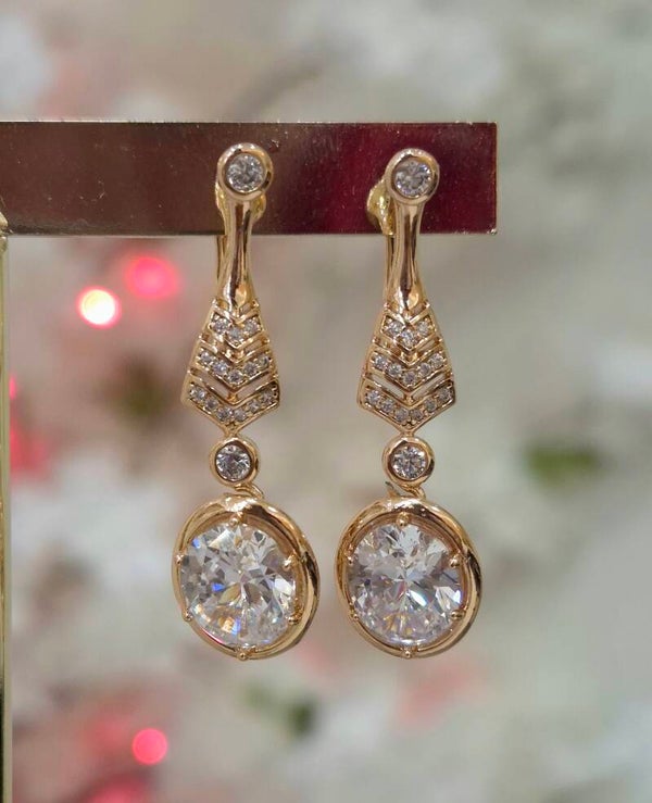 Boucles d’oreilles acier inoxydable & cristaux Swarovski – Élégance brillante