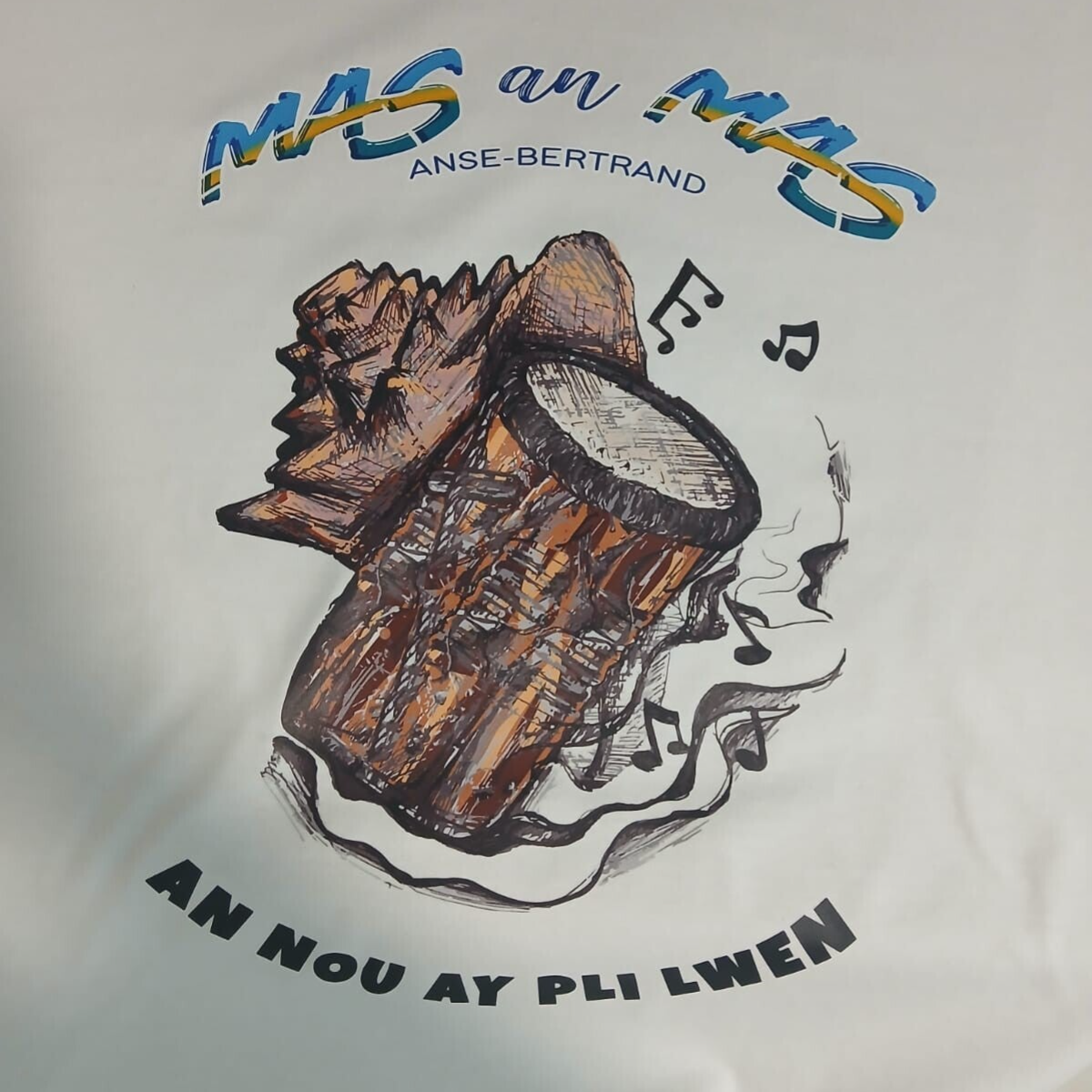 T-shirt personnalisé créé par AAK DESIGN en Guadeloupe