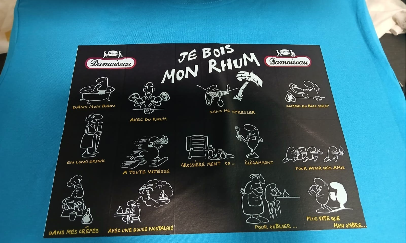 T-shirt personnalisé créé par AAK DESIGN en Guadeloupe