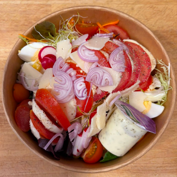 Slaatje Tomaat-mozarella