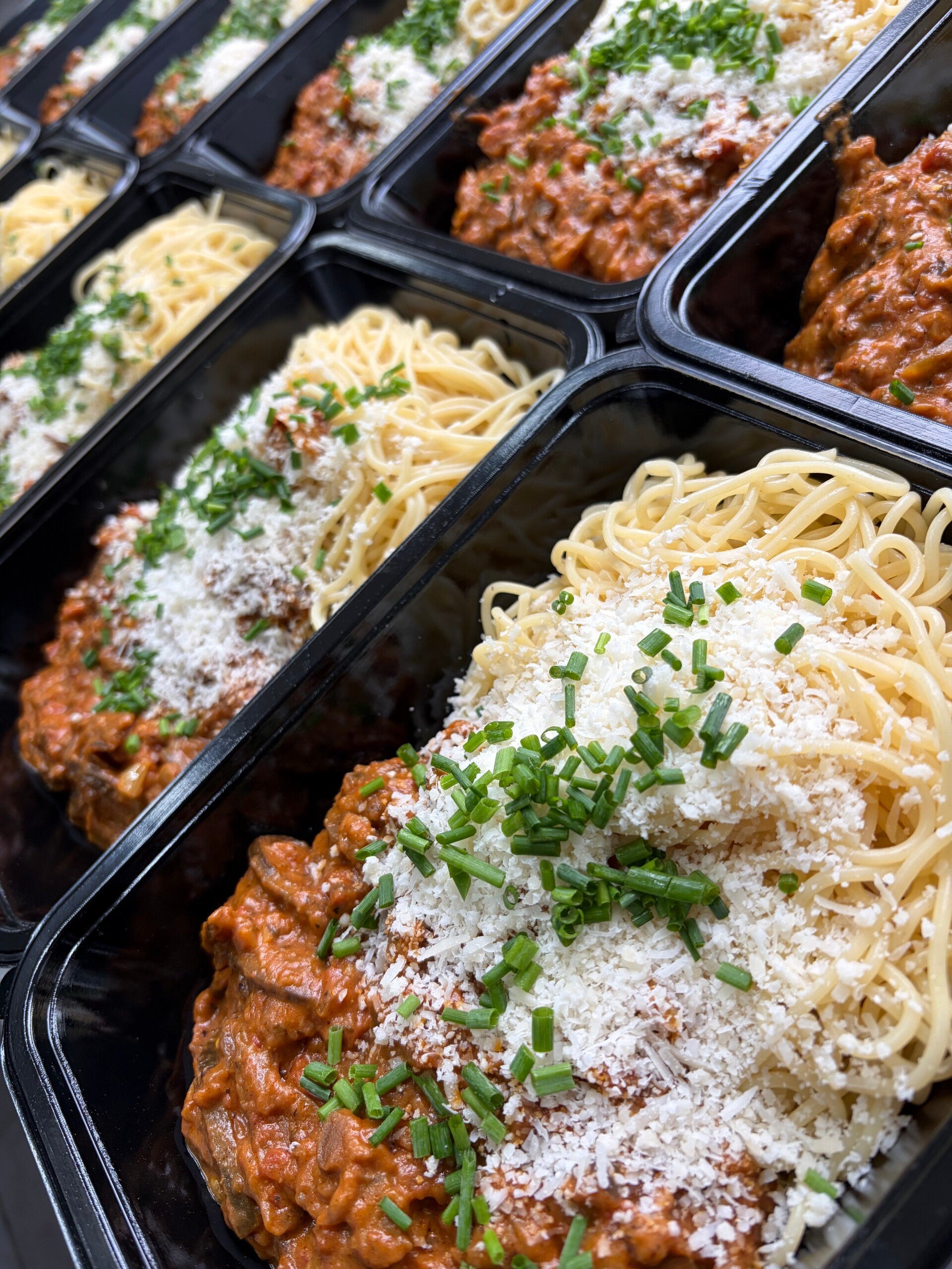 Dagschotel Pasta à l'Aubergine (veggie)