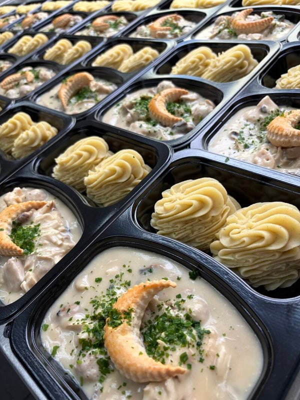 Dagschotel Vol-au-vent met puree