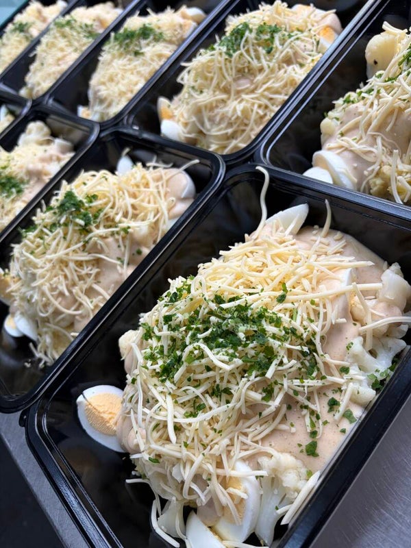 Dagschotel Veggie ovenschotel bloemkool, eitjes, aardappelpuree en kaassaus