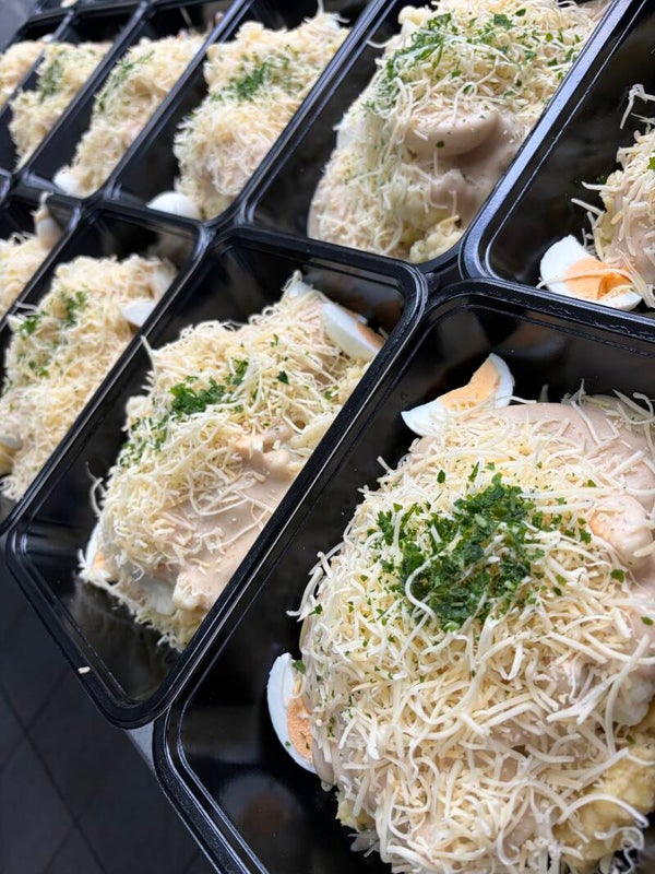 Dagschotel Veggie Ovenschotel Bloemkool met ei, kaassaus en puree