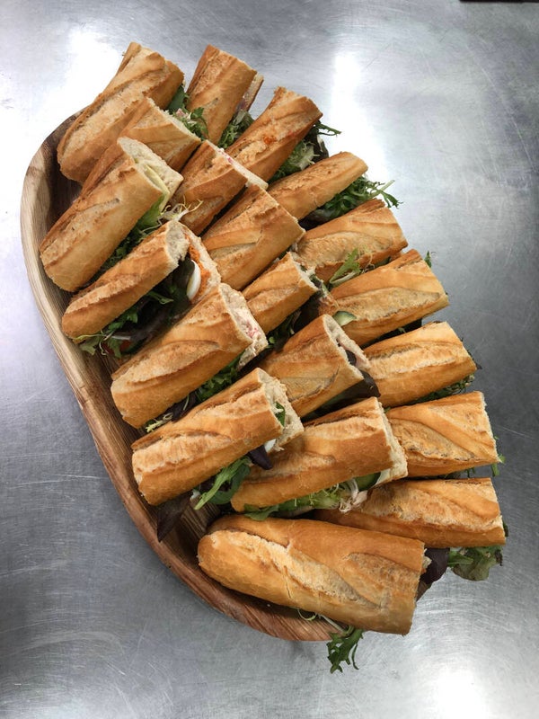 versneden stokbroodjes