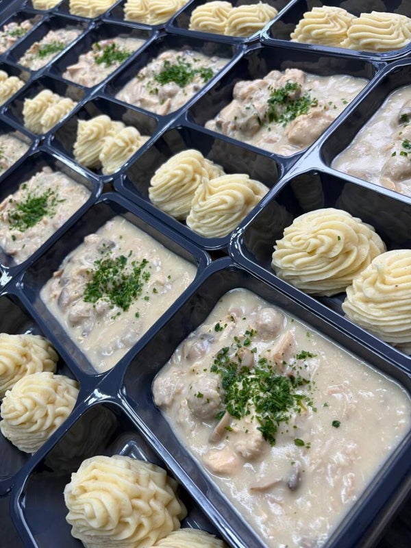Dagschotel Vol-au-vent met aardappelpuree