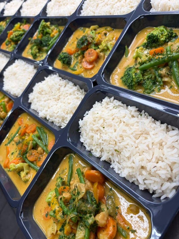 Dagschotel Veggie Groentencurry met kikkererwten en rijst