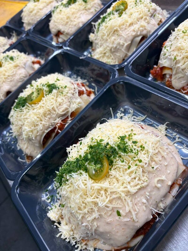 Dagschotel Lasagne Bolognese met mozzarella en kaassaus