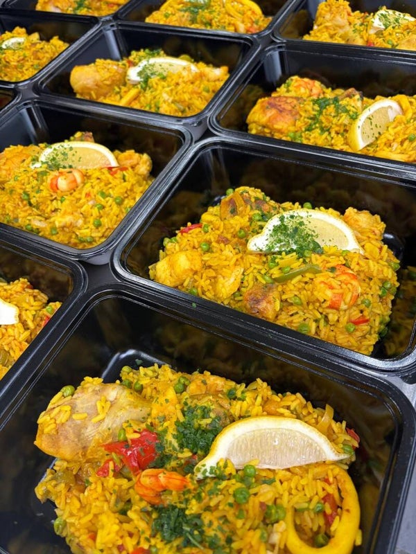 Dagschotel Paella Valenciana met kip en witvis