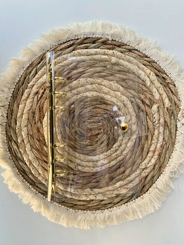 Transparante Binder A6 Gold