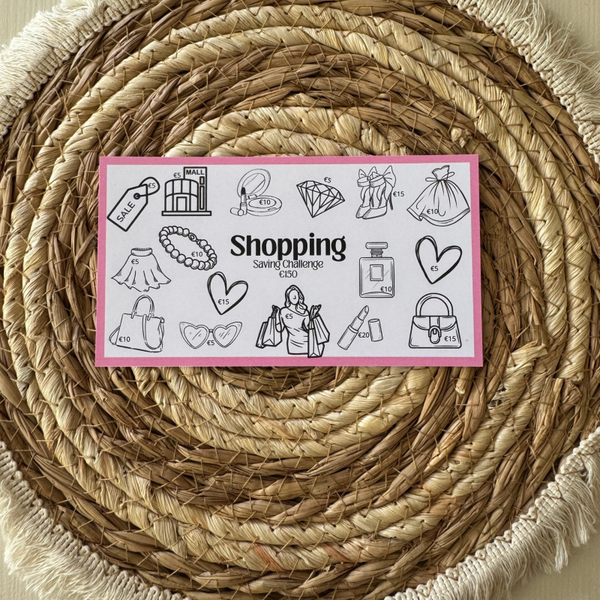 Shopping Saving Challenge A6 €150