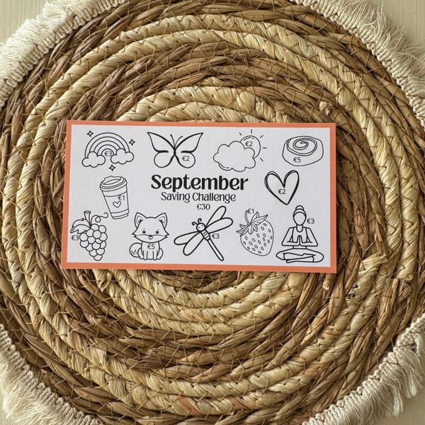 September Saving Challenge A6