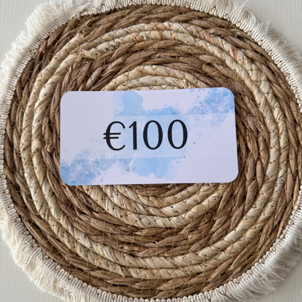 Placeholder €100 Blauw A6