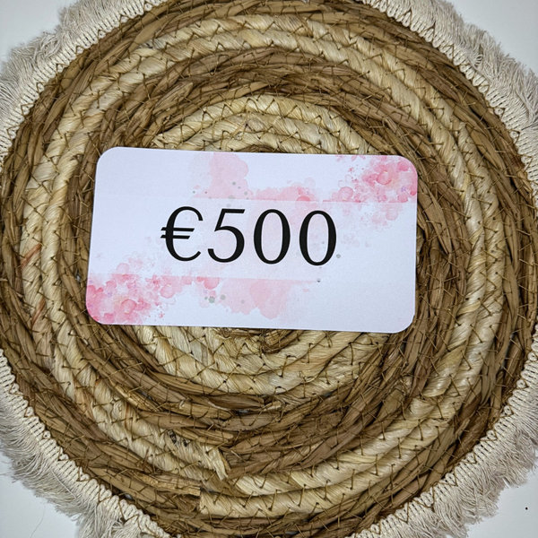 Placeholder €500 Pink A6