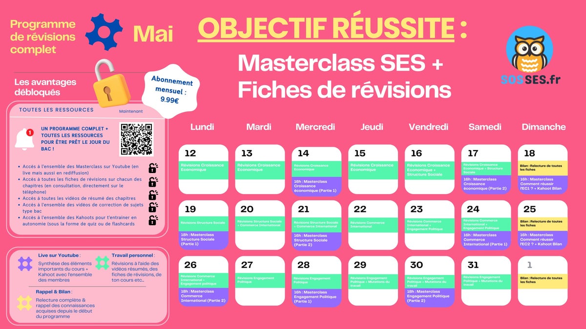 SOS SES - PDF, vidéos, cours pour progresser en SES