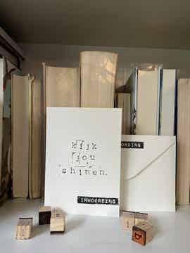 Wenskaart | Kijk jou shinen.