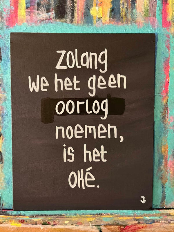 Zolang we het niet benoemen