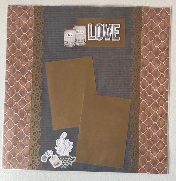 Premade Scrapbook Page
