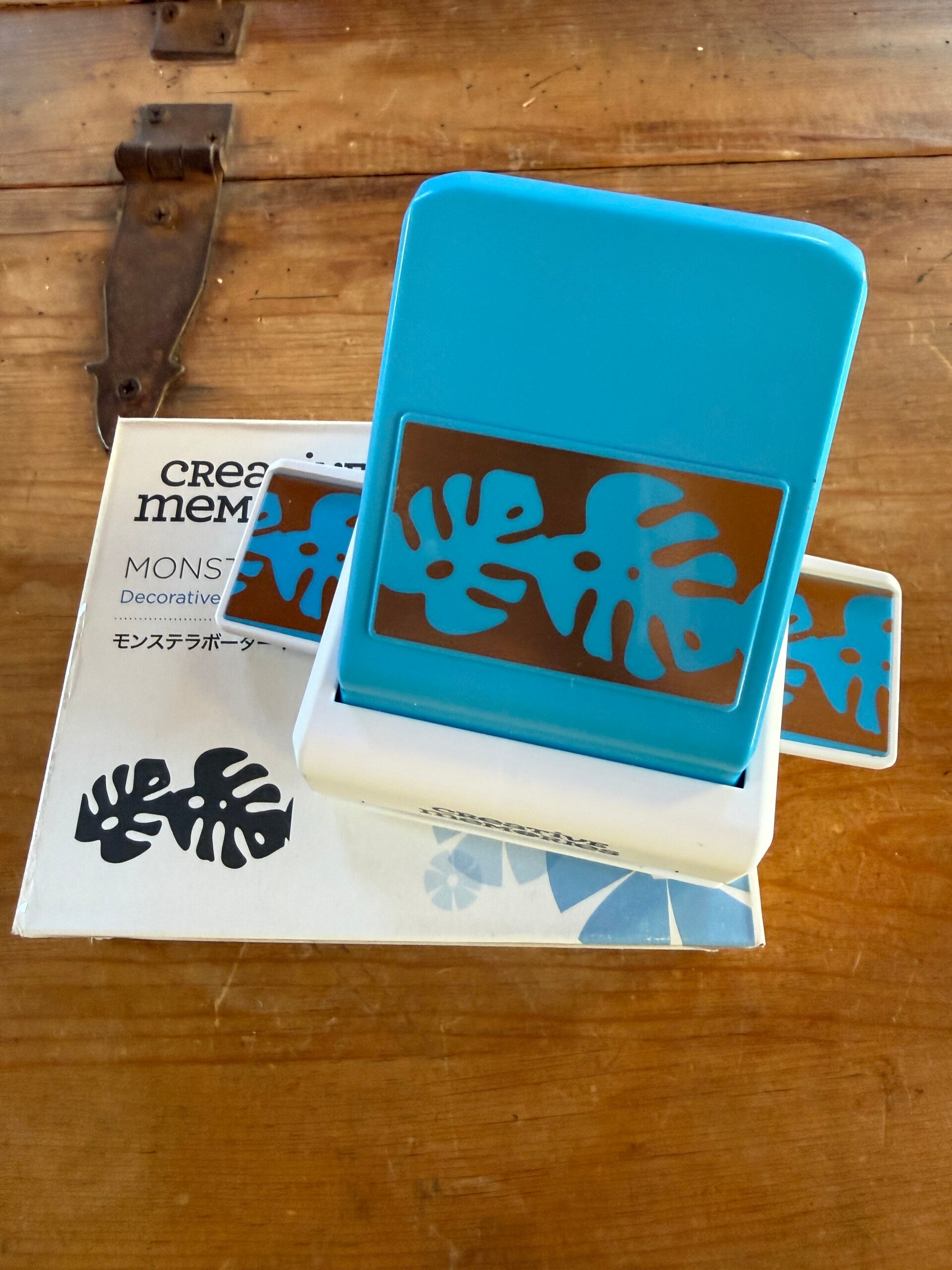 Monstera Leaves Border Punch