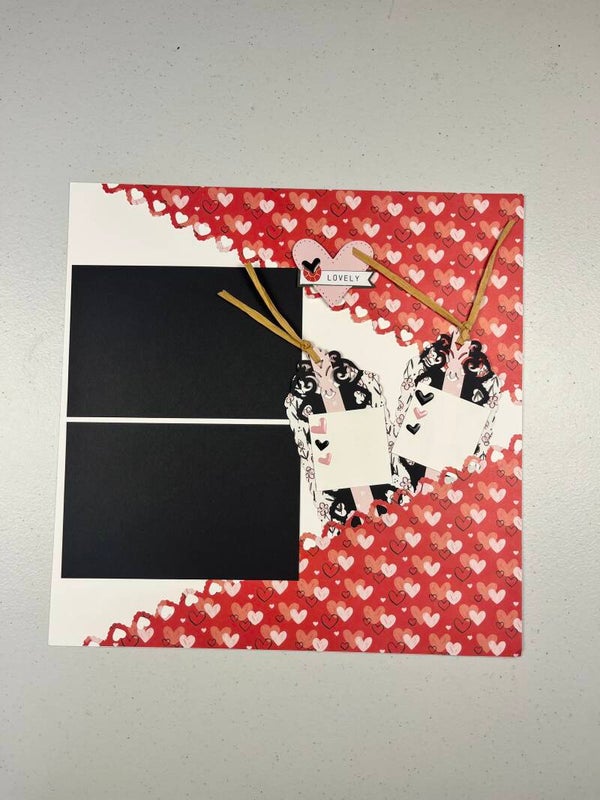 Happy Together Premade Scrapbook Layout